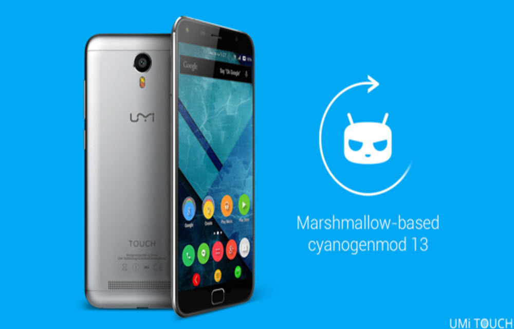 UMi TOUCH Could Be The First Mediatek Phone Got Marshmallow-Based CM13