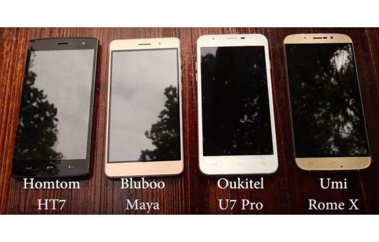 Homtom HT7 Vs. Bluboo Maya Vs. Oukitel U7 Pro Vs. Umi Rome X – Comparison of Cheap Price Smartphones 2016