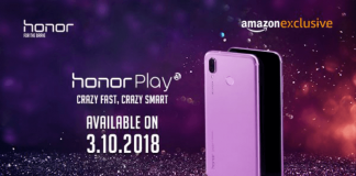 Honor Play Ultraviolet color variant